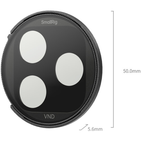SmallRig 6877 - nakładany filtr szary, zamienny ND (VND, ND2-32) do iPhone 18 Pro / 18 Pro Max - wymiary